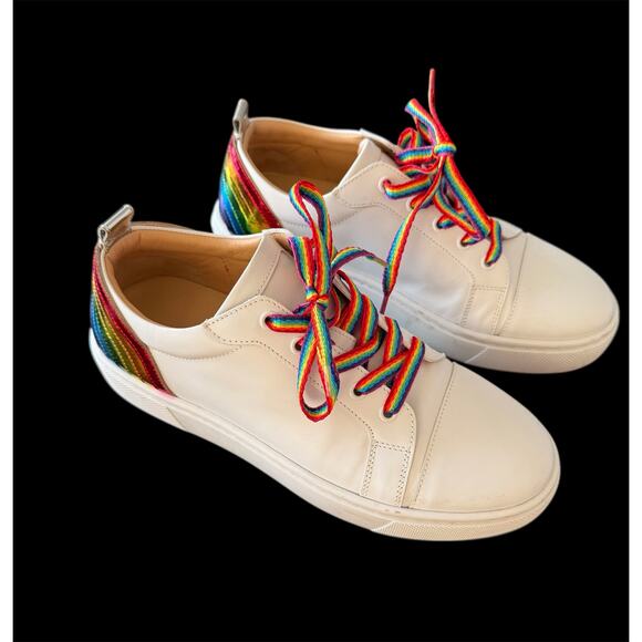 Christian Louboutin Rainbow Pride Sneakers worn once - Picture 5 of 10